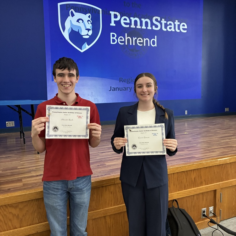 Alexander Lincoln and Emerson Swanson at PJAS