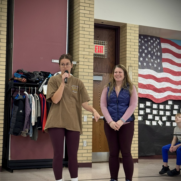 Erika Smith with Mrs. Borland