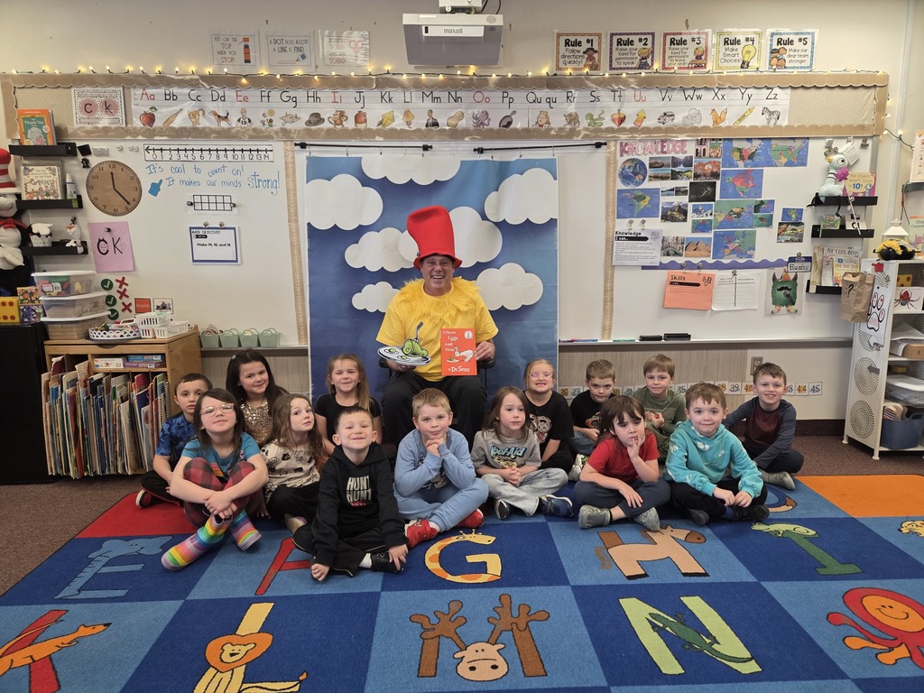 Guest reader in kindergarten