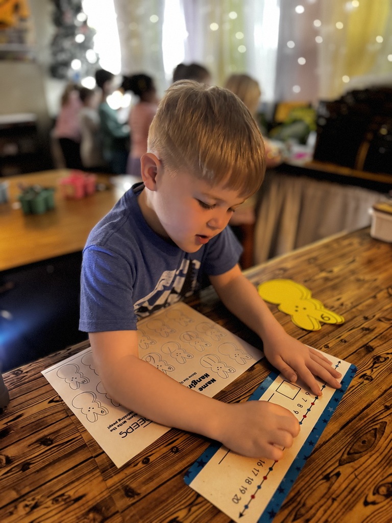 Peep Day in Kindergarten at Springfield Elementary