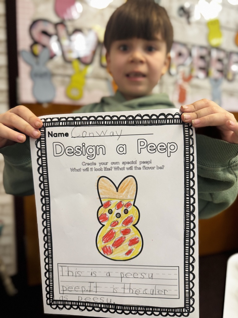 Peep Day in Kindergarten at Springfield Elementary