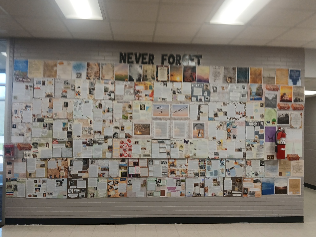 "I Remember" project display
