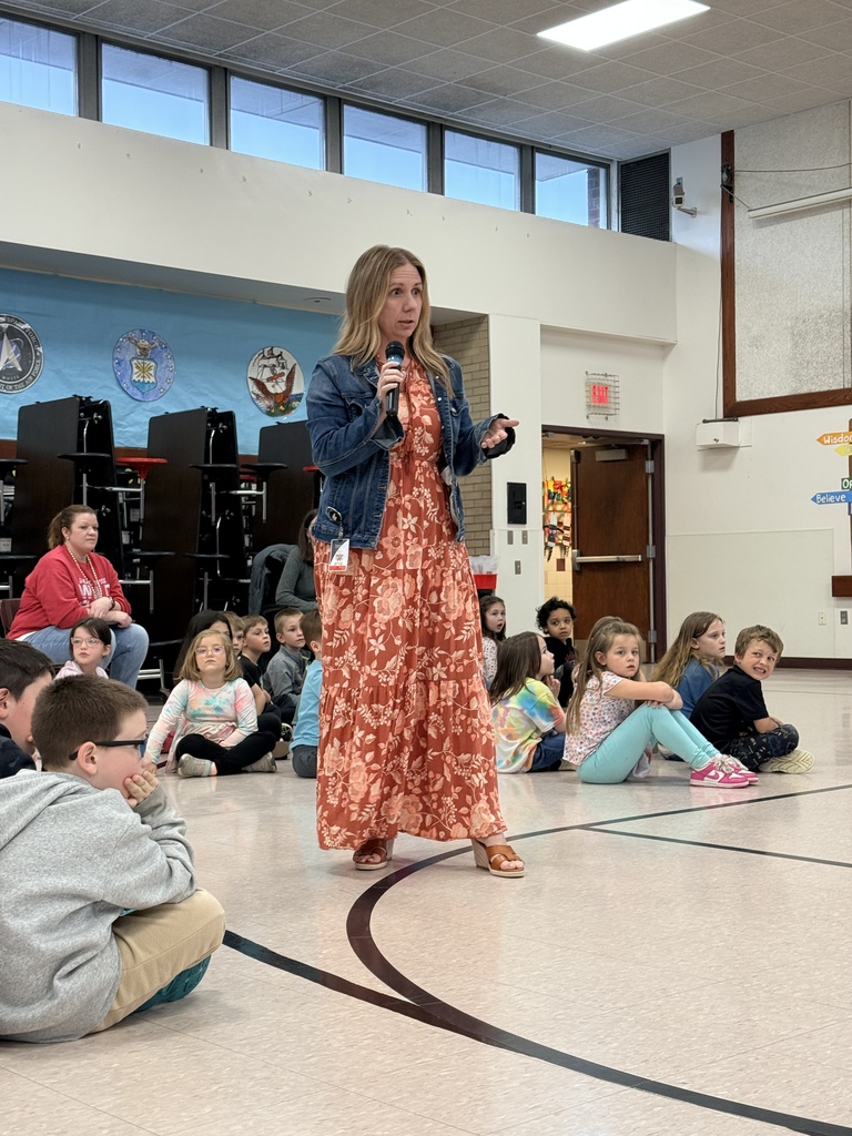 Students learning about One School, One Book