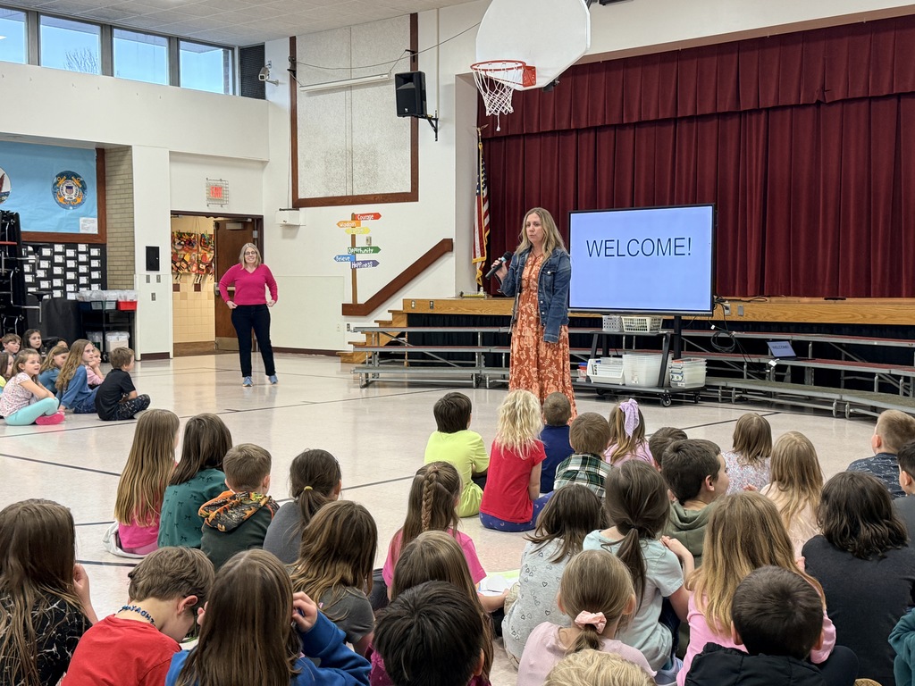 Students learning about One School, One Book