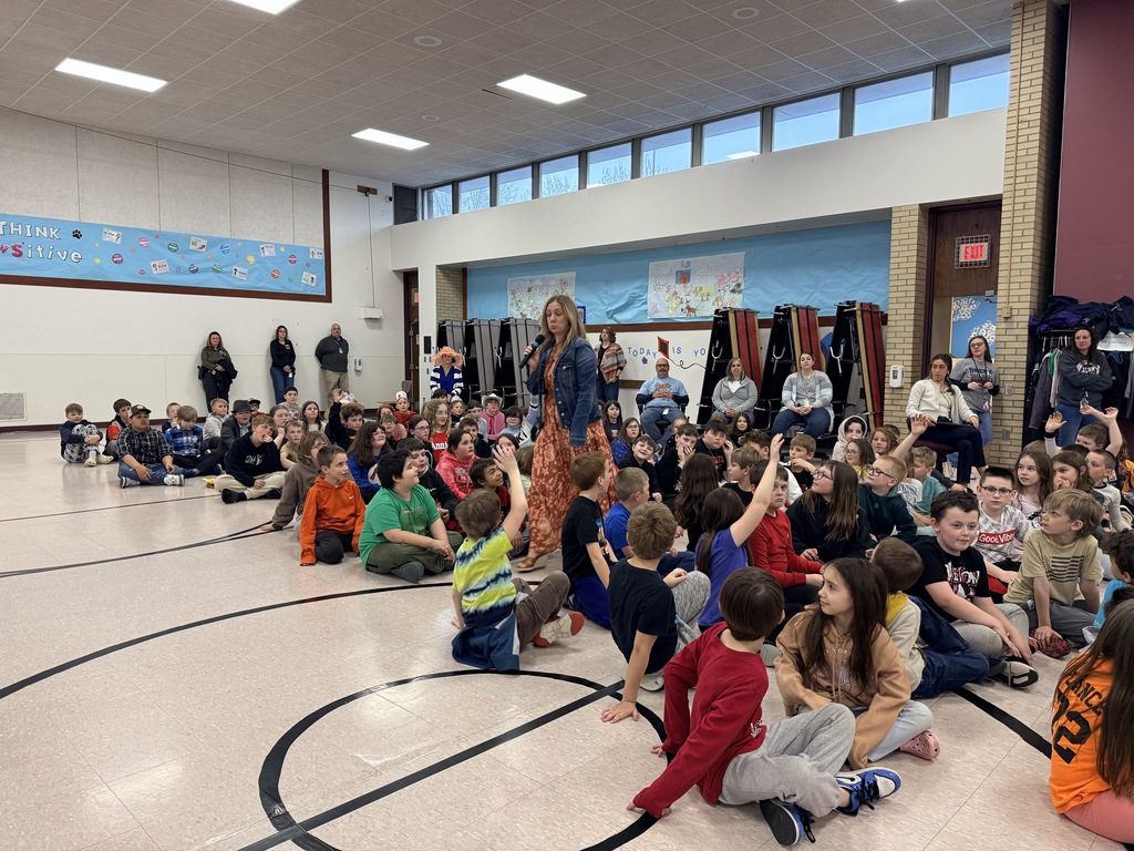 Students learning about One School, One Book