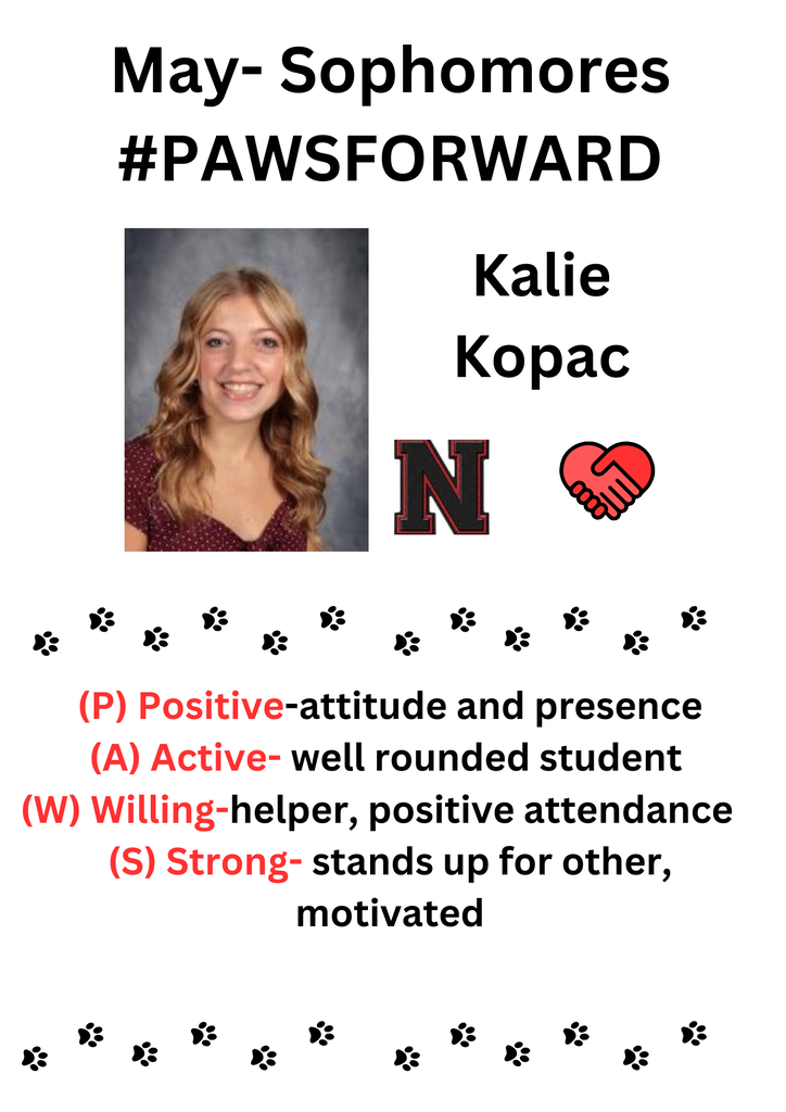 Kalie Kopac-May PAWS Forward Winner