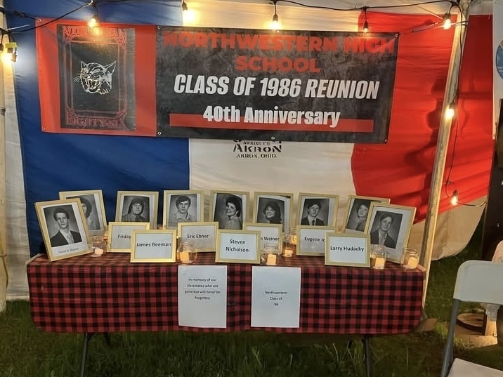 Class of 1986 Memorial Table