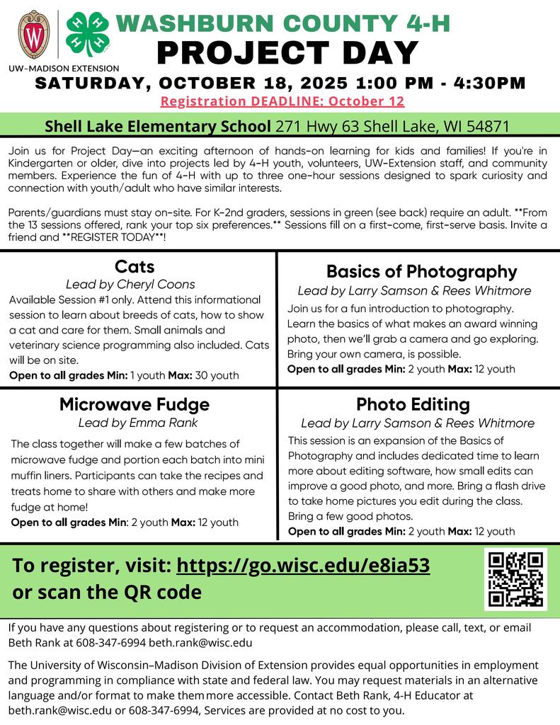 Washburn County 4H 