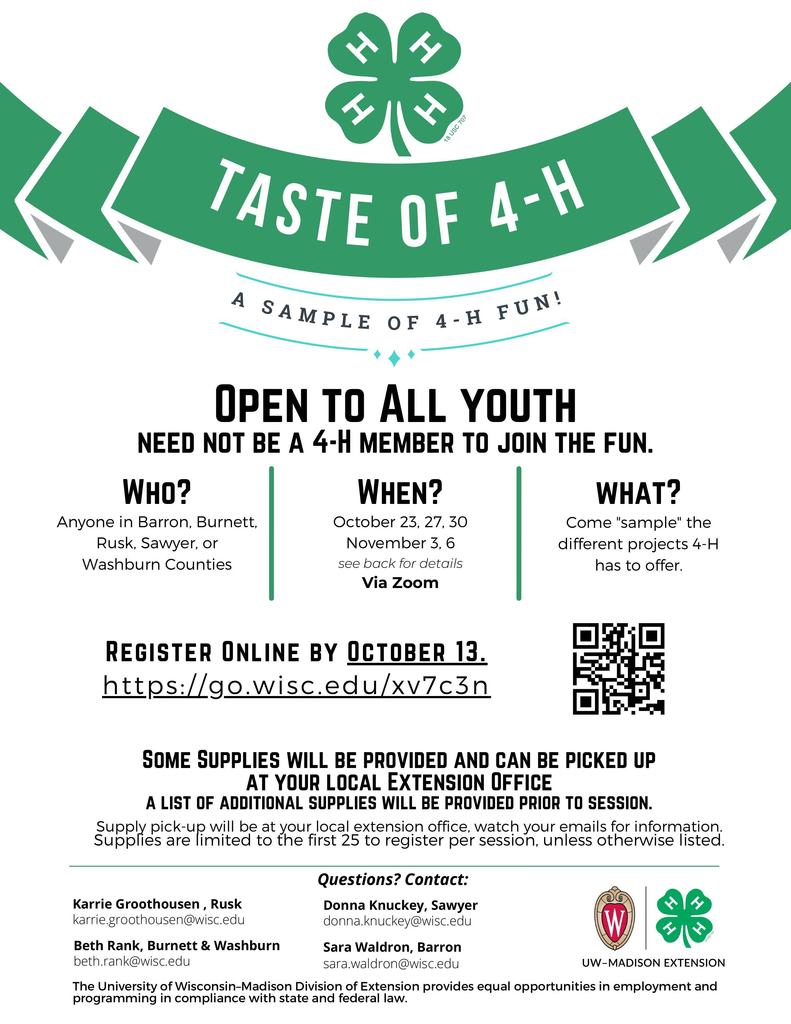 Washburn County 4H 