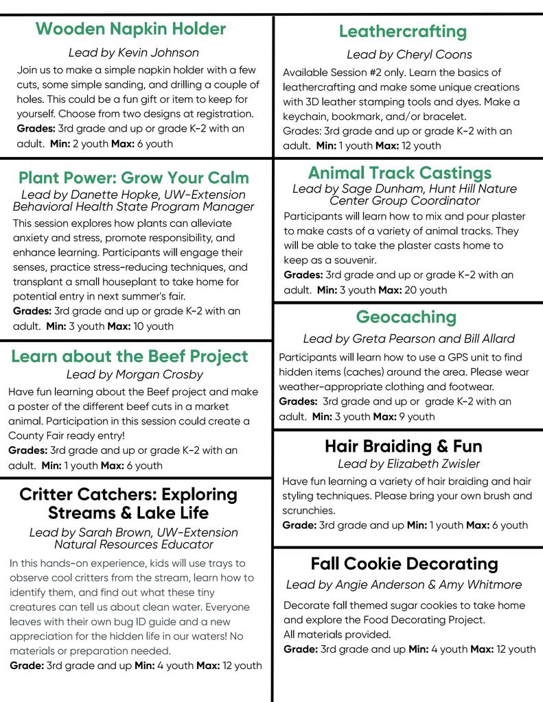 Washburn County 4H 