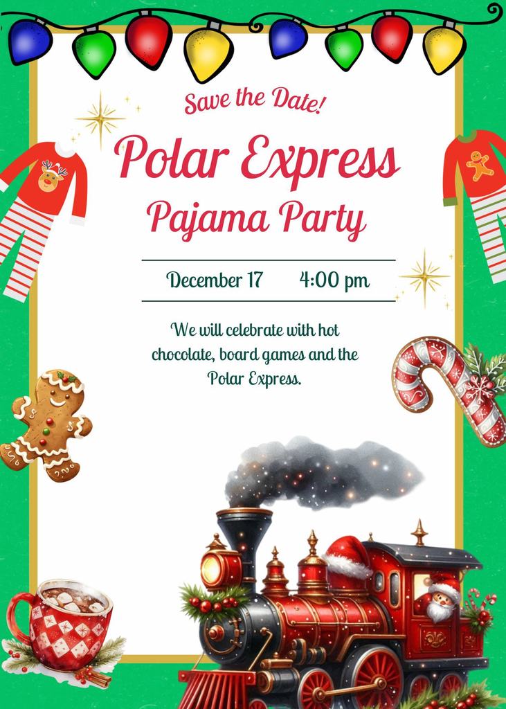 Polar Express Pajama Party