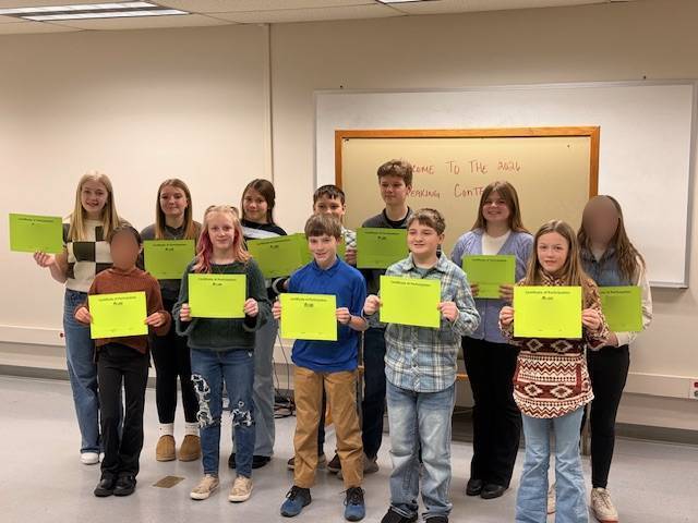 Wisconsin Land and Water Conservation Speaking Contest Participants