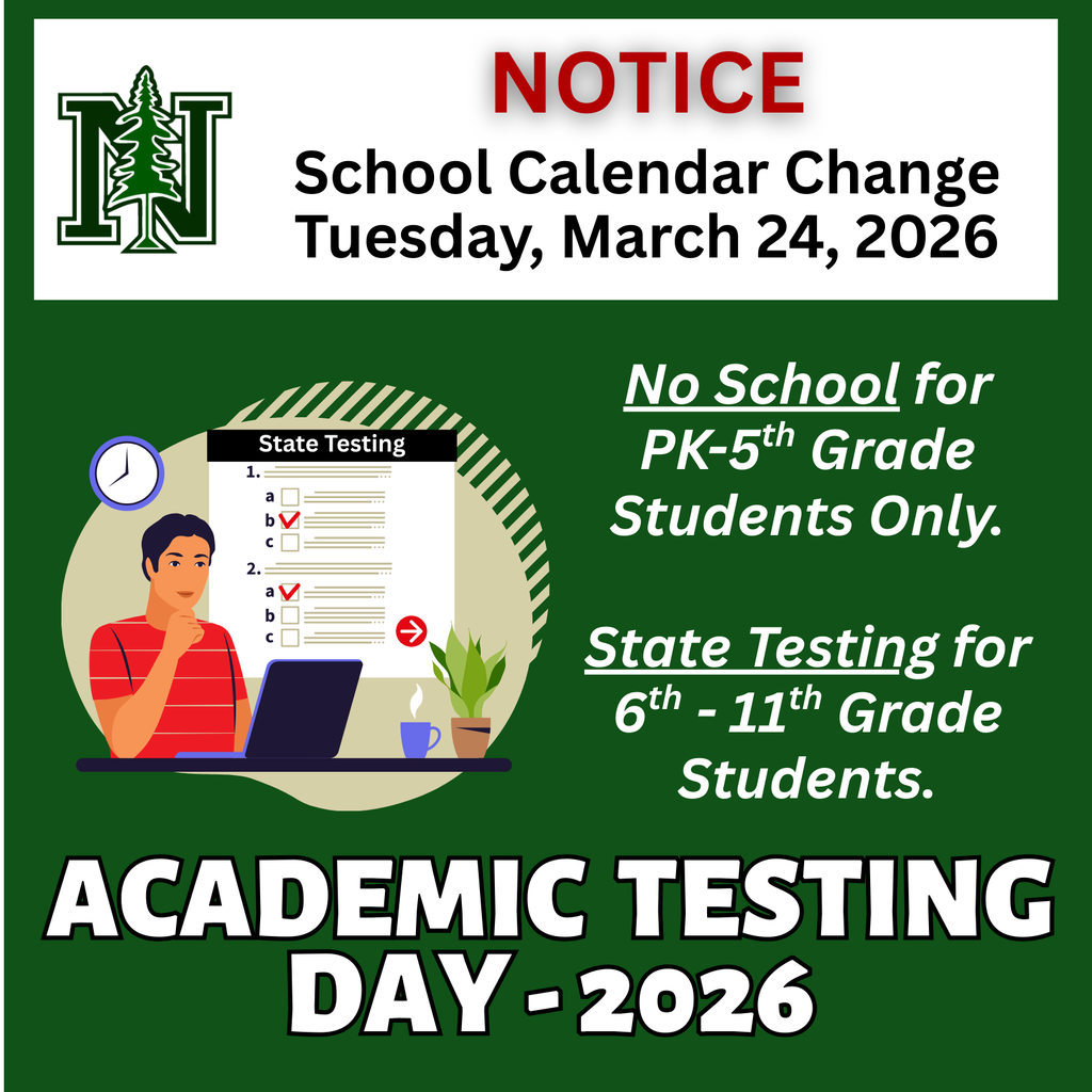 School Calendar Change - Academic Testing Day 2026