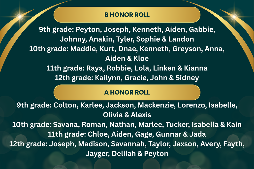 3rd Quarter Honor Roll 2026