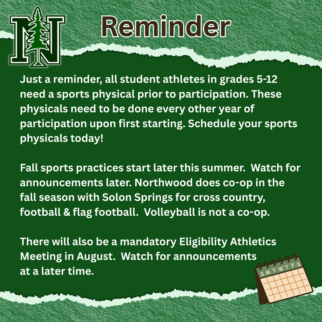 Sports Physical Reminder 2026
