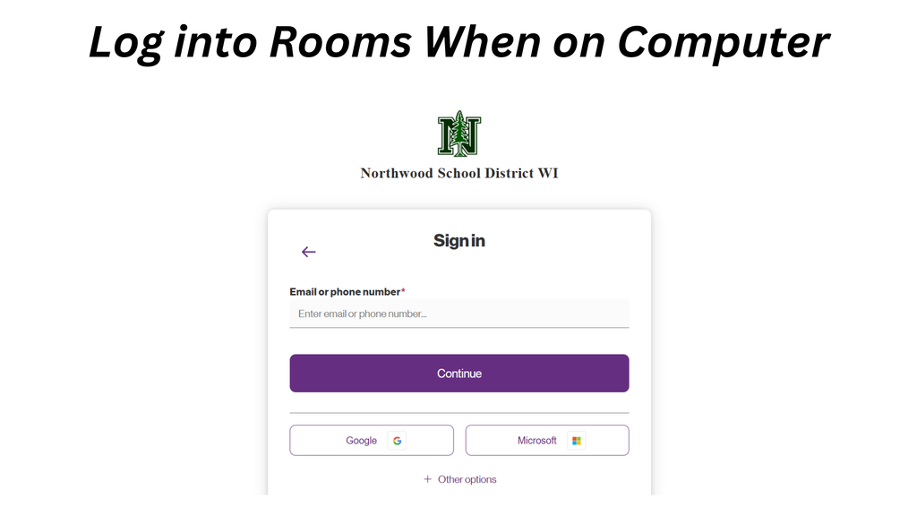 Rooms on New Website