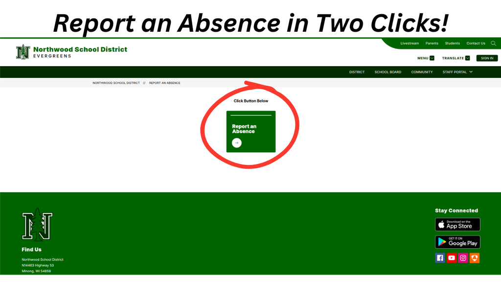 Report an Absence