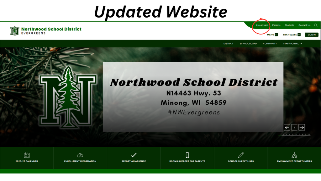 Website Livestreaming