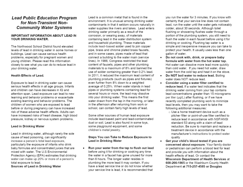 Public Education Brochure