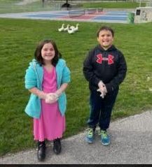 kids picking up trash