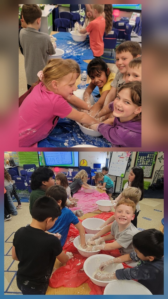 kids with slime