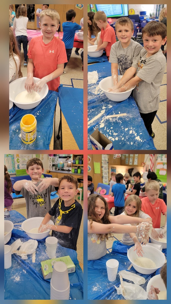 kids with slime