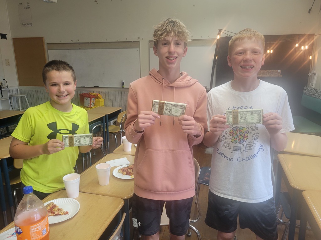 3 boys with fake money