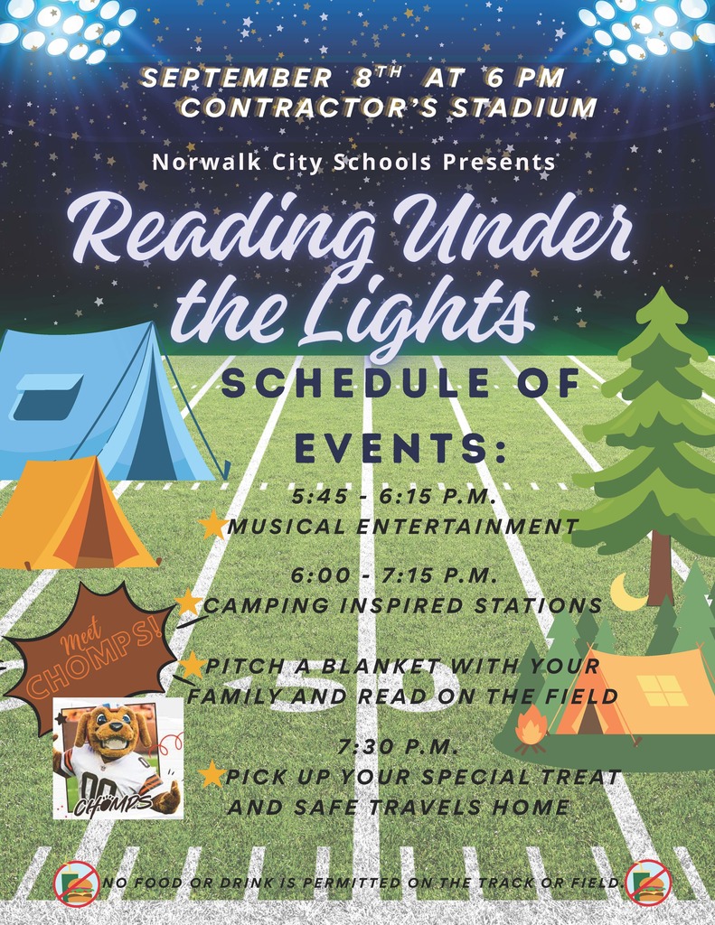 Reading Under the Lights flyer