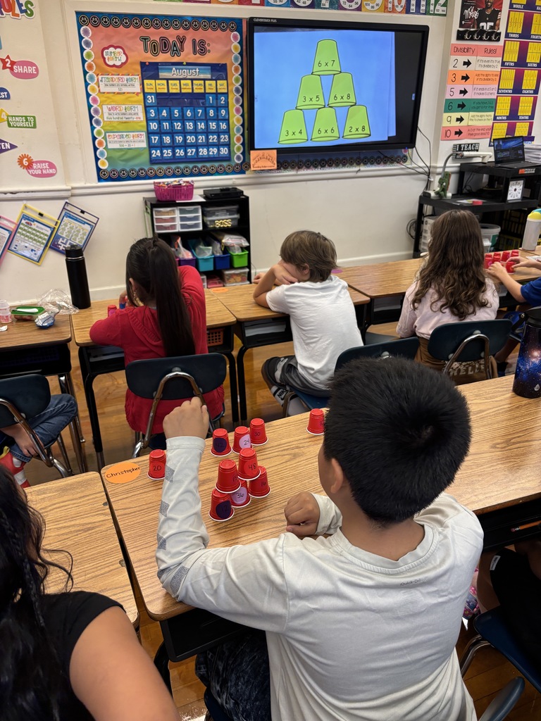 Kids playing Math games