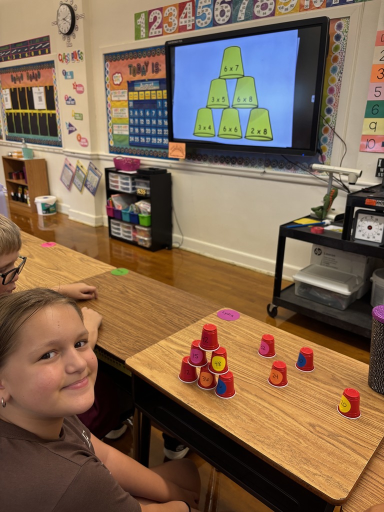 Kids playing Math games