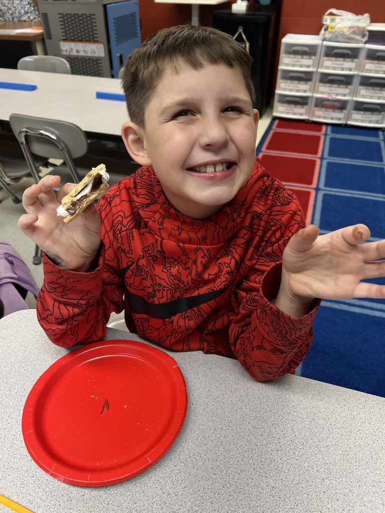 kid with smore