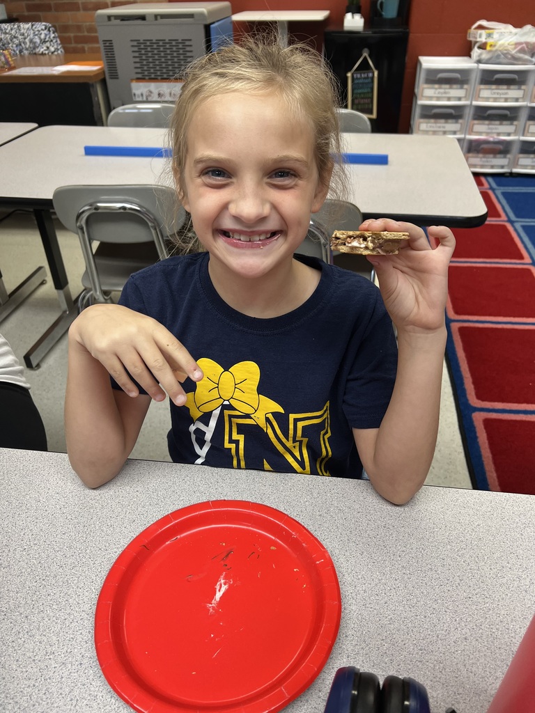 kid with smore