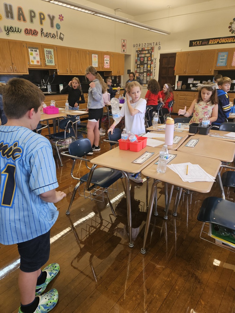 Mrs.Dellisanti's 4th grade science classes learned about the steps of the scientific method with a fun bottle flipping activity.