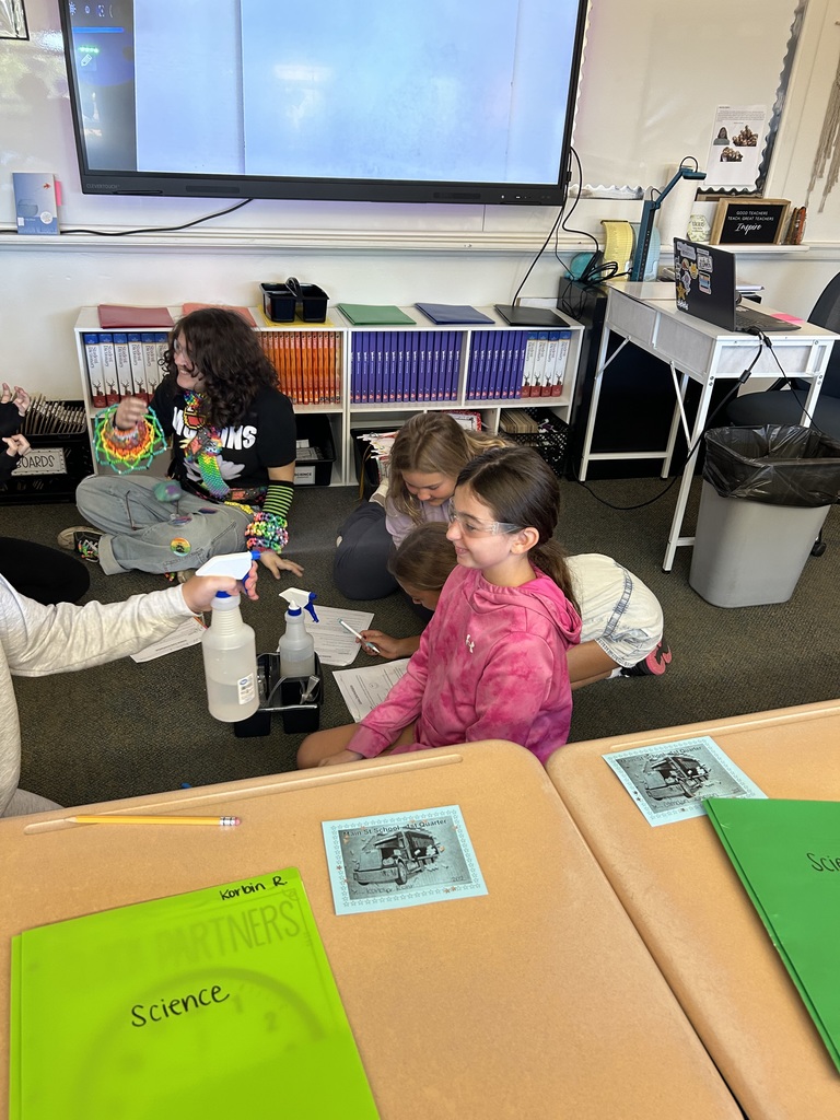 Fifth Grade White jumped into science safety this week while practicing how to correctly use different science tools. We are getting ready for exciting labs this school year!🔬