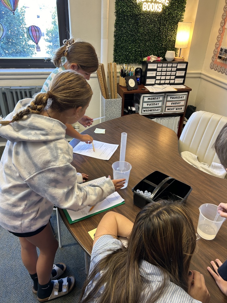 Fifth Grade White jumped into science safety this week while practicing how to correctly use different science tools. We are getting ready for exciting labs this school year!🔬