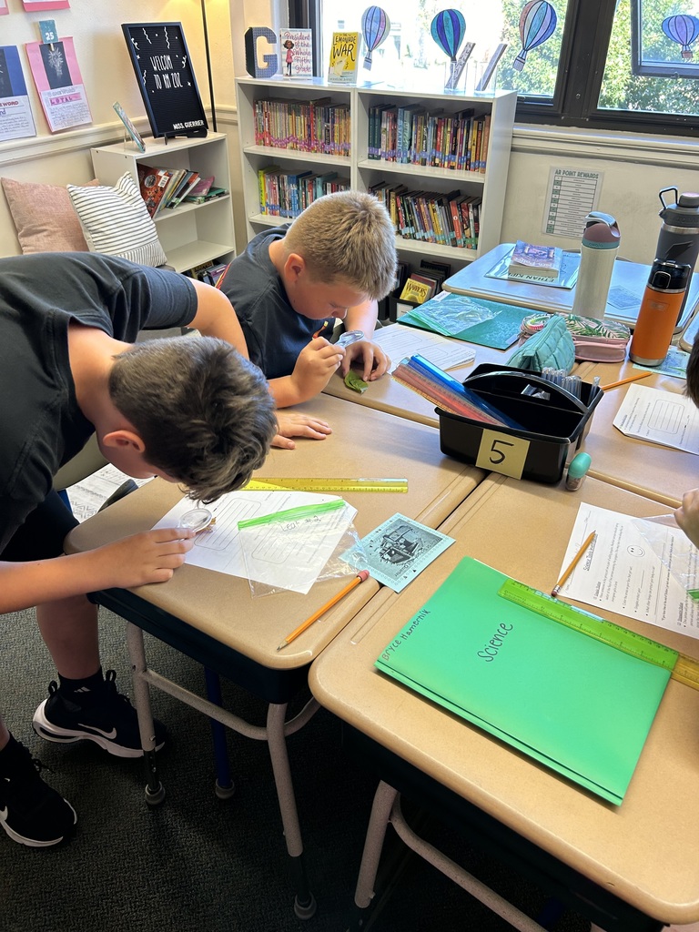 Fifth Grade White jumped into science safety this week while practicing how to correctly use different science tools. We are getting ready for exciting labs this school year!🔬