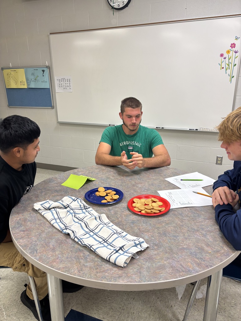 Students in Mrs. Schlotterers Foods classes learned about the various different reasons people eat the foods they eat. One factor is cost of food. Students did a blind taste test and guessed which snack was the generic brand and which was name brand. Many students reported that some generic brands were better than name brand!