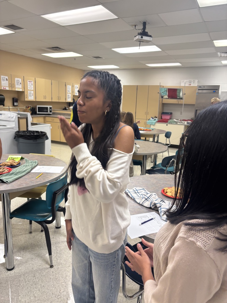 Students in Mrs. Schlotterers Foods classes learned about the various different reasons people eat the foods they eat. One factor is cost of food. Students did a blind taste test and guessed which snack was the generic brand and which was name brand. Many students reported that some generic brands were better than name brand!