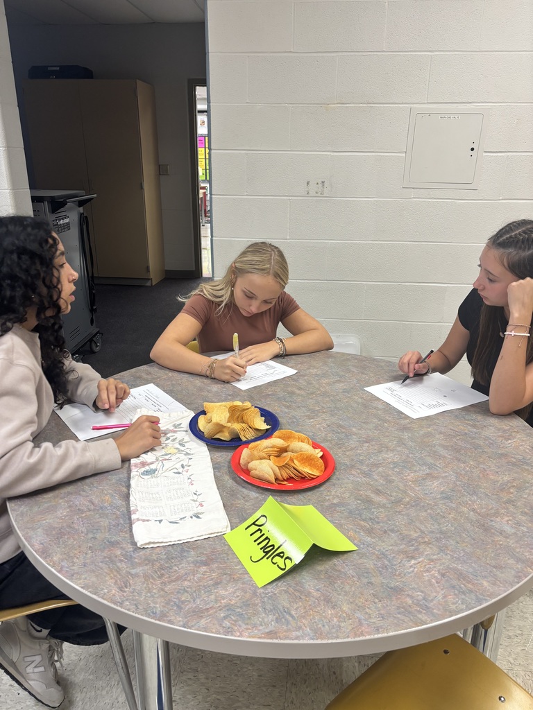 Students in Mrs. Schlotterers Foods classes learned about the various different reasons people eat the foods they eat. One factor is cost of food. Students did a blind taste test and guessed which snack was the generic brand and which was name brand. Many students reported that some generic brands were better than name brand!