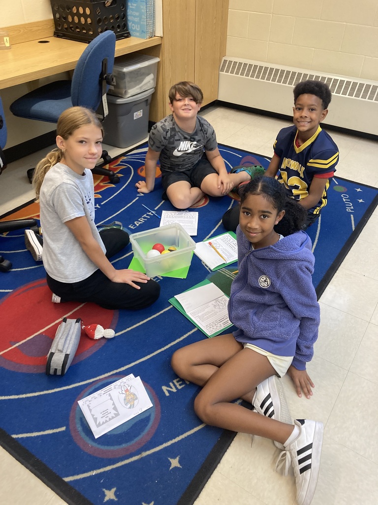 The 5th Grade Blue Scientists practiced their inquiry skills in science class. They explored like real scientists by observing objects closely, classifying them into groups, ordering them by different properties, and comparing the objects to notice similarities and differences.