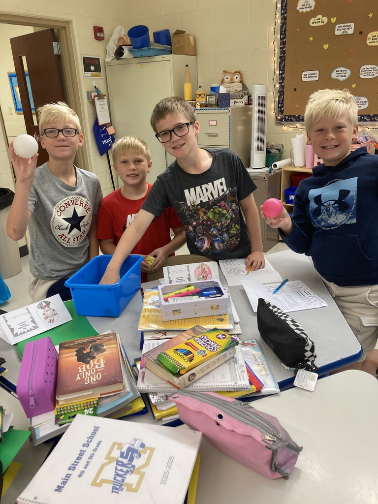 The 5th Grade Blue Scientists practiced their inquiry skills in science class. They explored like real scientists by observing objects closely, classifying them into groups, ordering them by different properties, and comparing the objects to notice similarities and differences.