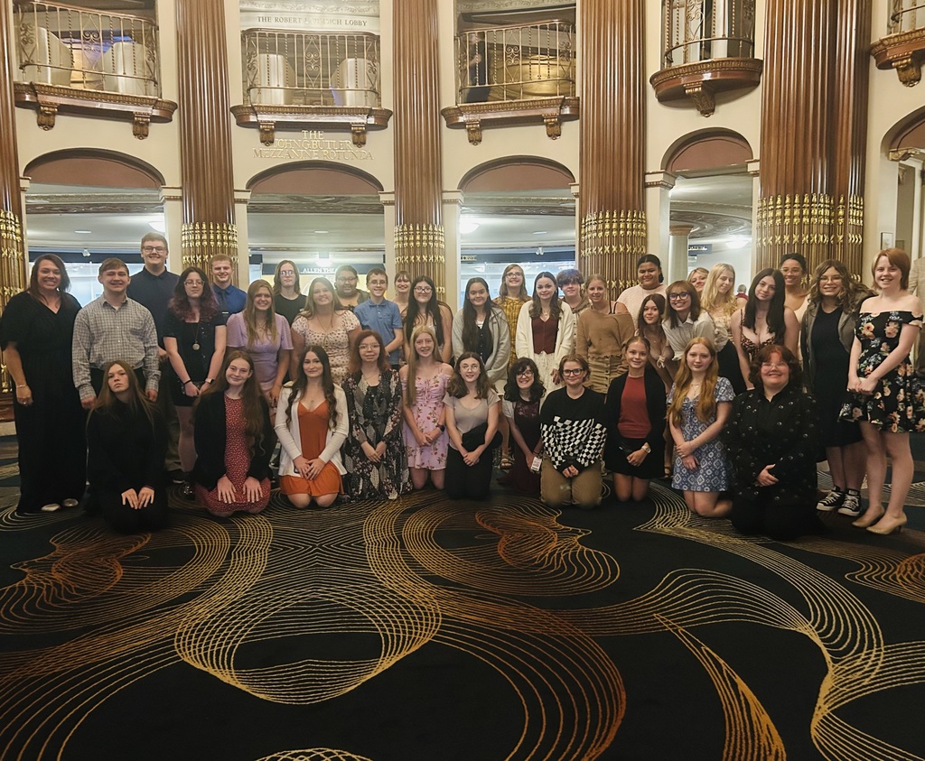 The high school theatre classes took a trip to see a production of “Our Town” at the Allen Theatre in Cleveland on September 17. 