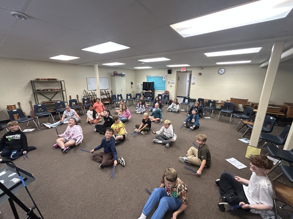 The 4th grade music classes have been having a great time learning skills and playing new instruments! 