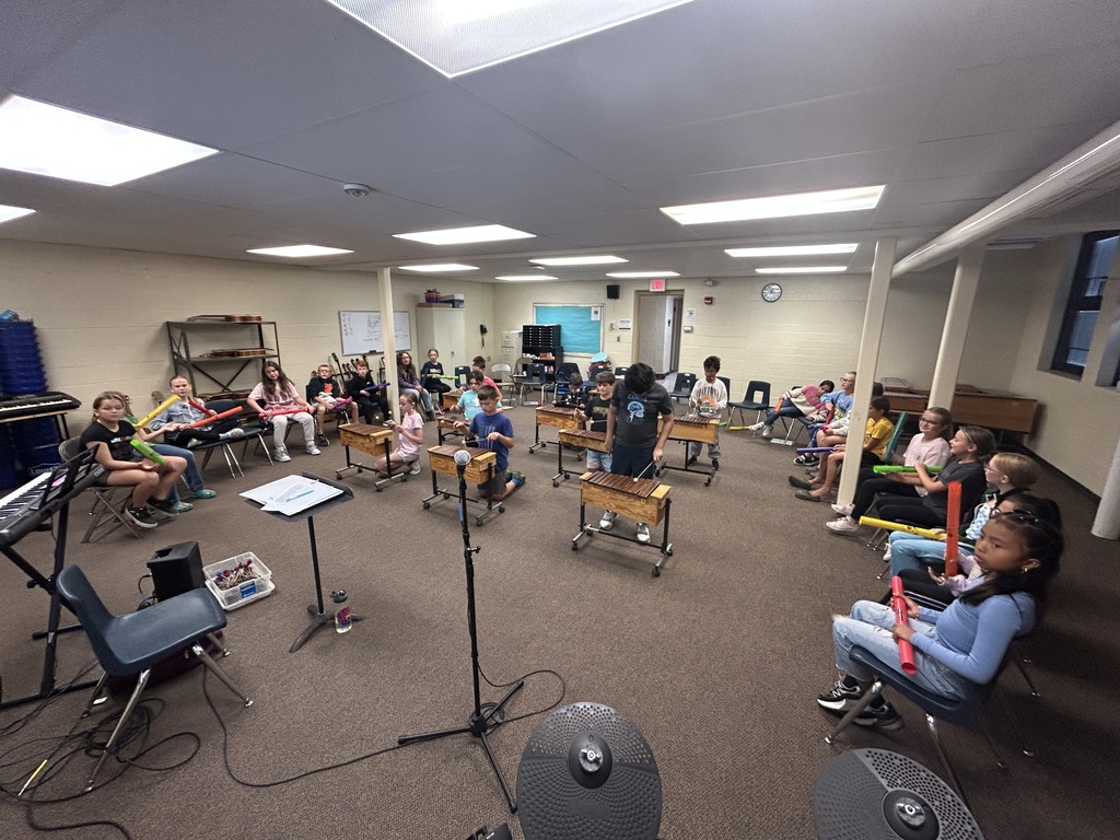 The 4th grade music classes have been having a great time learning skills and playing new instruments! 