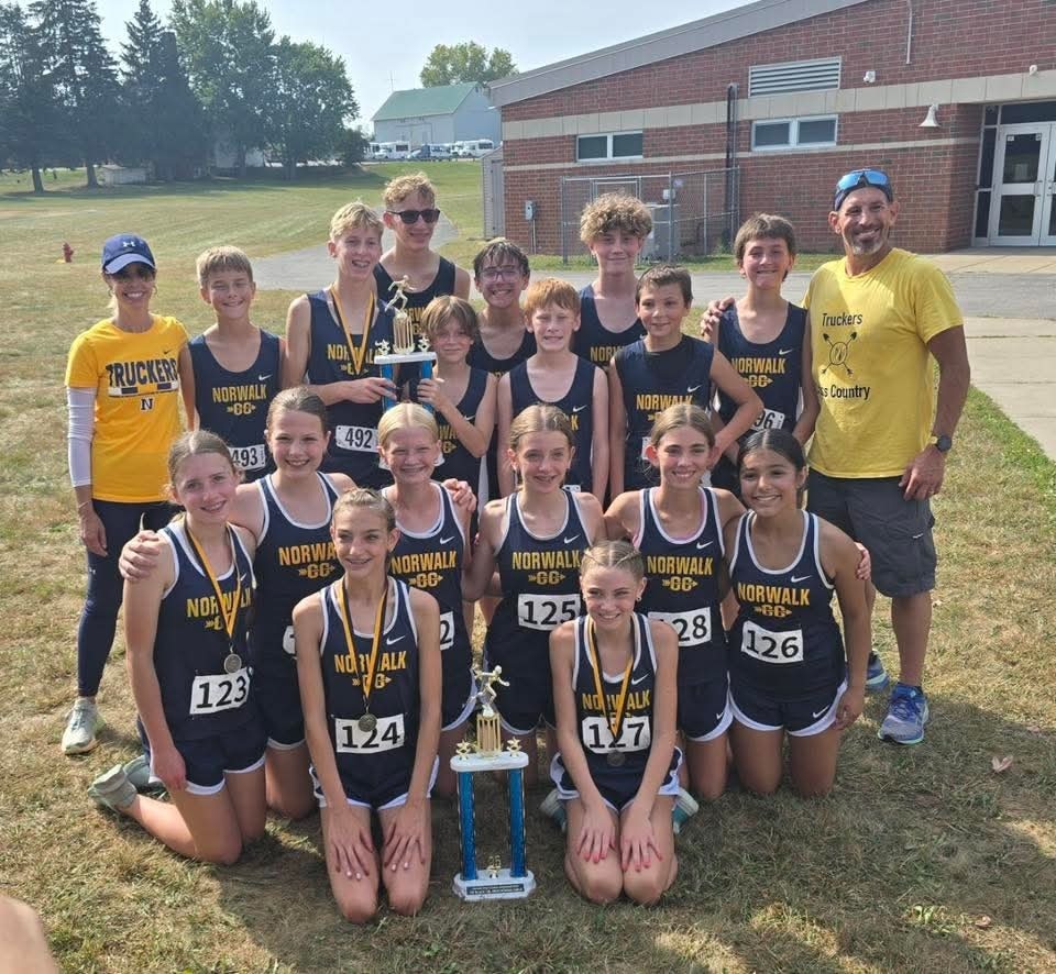 Congratulations to the Norwalk Middle School Cross Country Team. Both the boys and girls took 1st place at our Norwalk Invite. Way to go team!