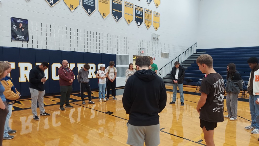 Believe 3:16 participated in See You at The Pole this morning. See You at the Pole is a national day of student-led prayer at school. The students were joined by a few staff members and community members, where they prayed for our school and community.