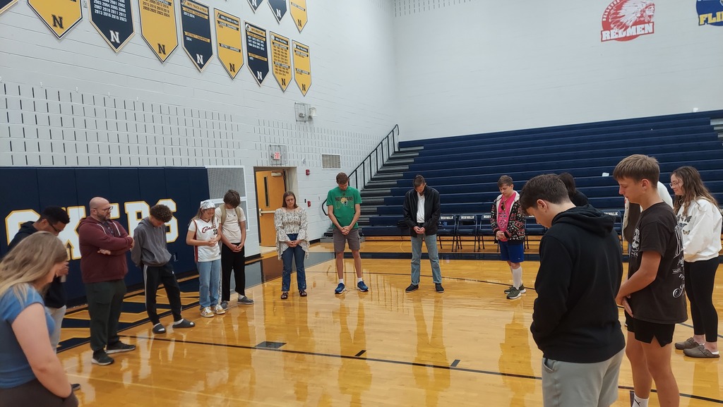 Believe 3:16 participated in See You at The Pole this morning. See You at the Pole is a national day of student-led prayer at school. The students were joined by a few staff members and community members, where they prayed for our school and community.