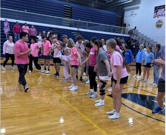 This week is Homecoming Spirit Week at NHS. The seniors were the overall winners of the spirit relays Moday night.  The sophomores won the tug of war competition.
