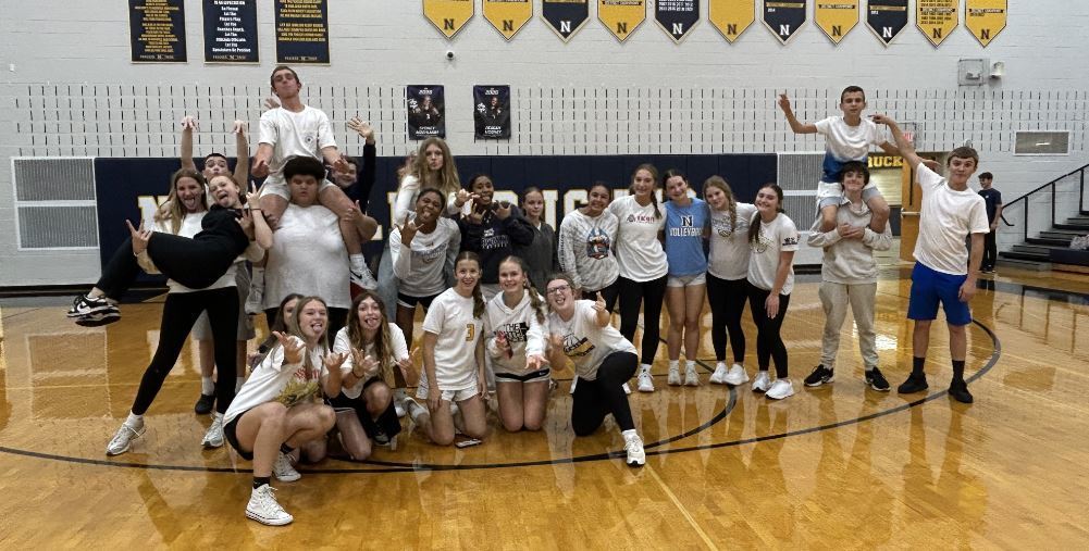 This week is Homecoming Spirit Week at NHS. The seniors were the overall winners of the spirit relays Moday night.  The sophomores won the tug of war competition.