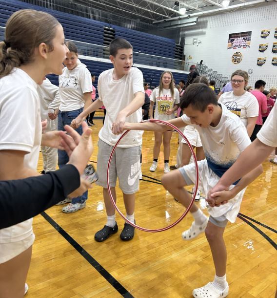 This week is Homecoming Spirit Week at NHS. The seniors were the overall winners of the spirit relays Moday night.  The sophomores won the tug of war competition.